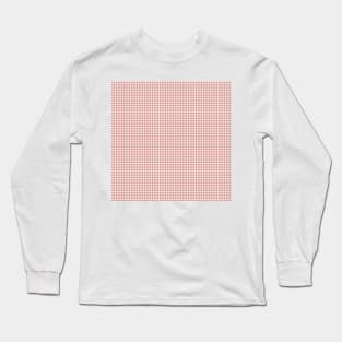 Terracotta gingham check Long Sleeve T-Shirt